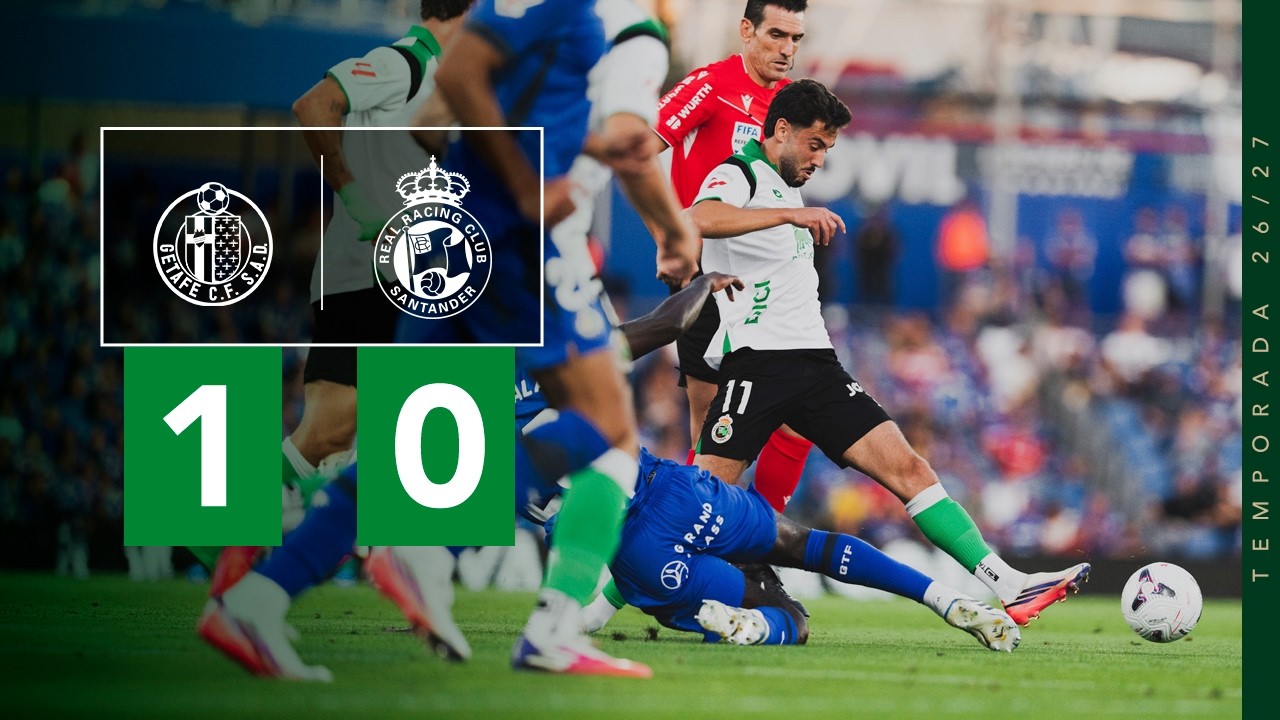 Getafe CF 1-0 Real Racing Club ı HIGHLIGHTS Jornada 2 | Temporada 26/27 LaLiga EA Sports