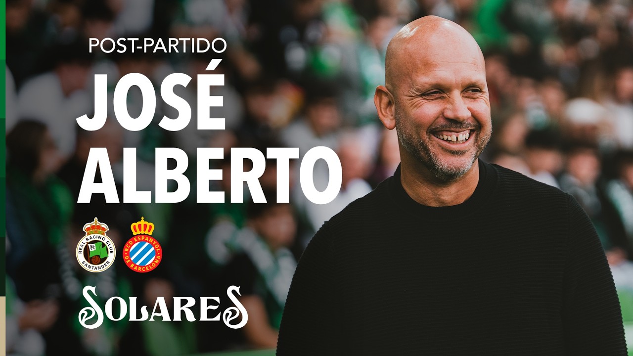 🎙️ Rueda de prensa POST PARTIDO de José Alberto | Racing - Espanyol | Jornada 10 | LaLiga EA Sport