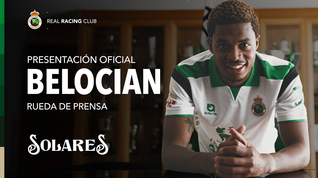 Presentación oficial de BELOCIAN | RUEDA DE PRENSA | REAL RACING CLUB