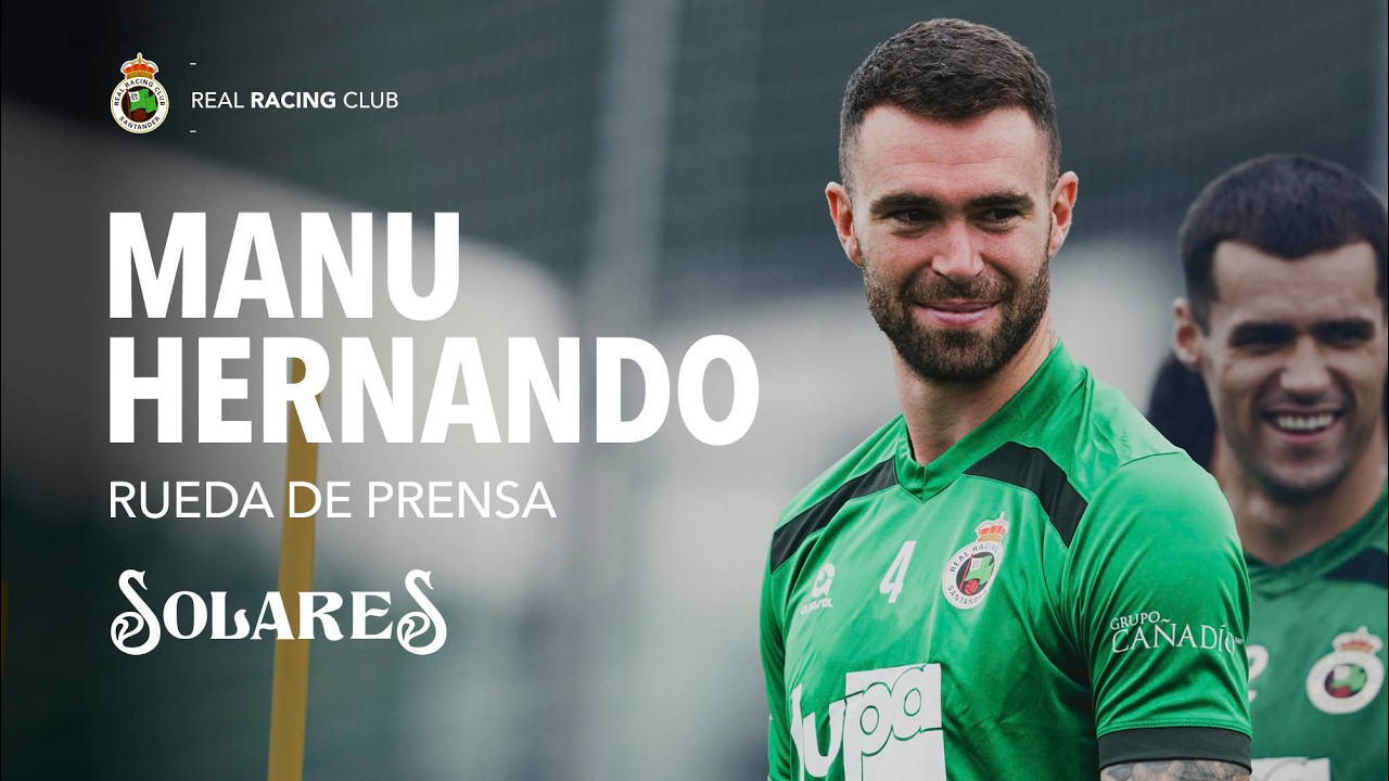 Rueda de prensa de Manu Hernando ı 19 de agosto de 2026 | Real Racing Club