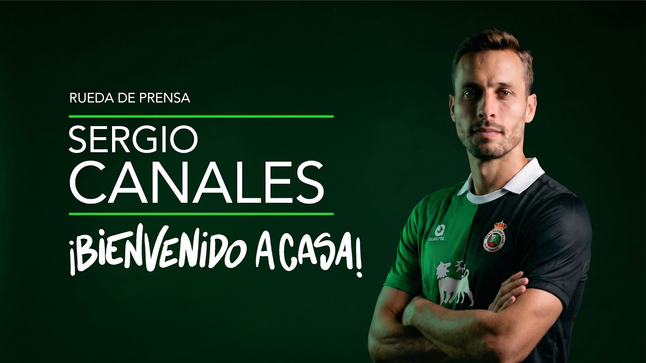 Presentación oficial de SERGIO CANALES | RUEDA DE PRENSA | REAL RACING CLUB