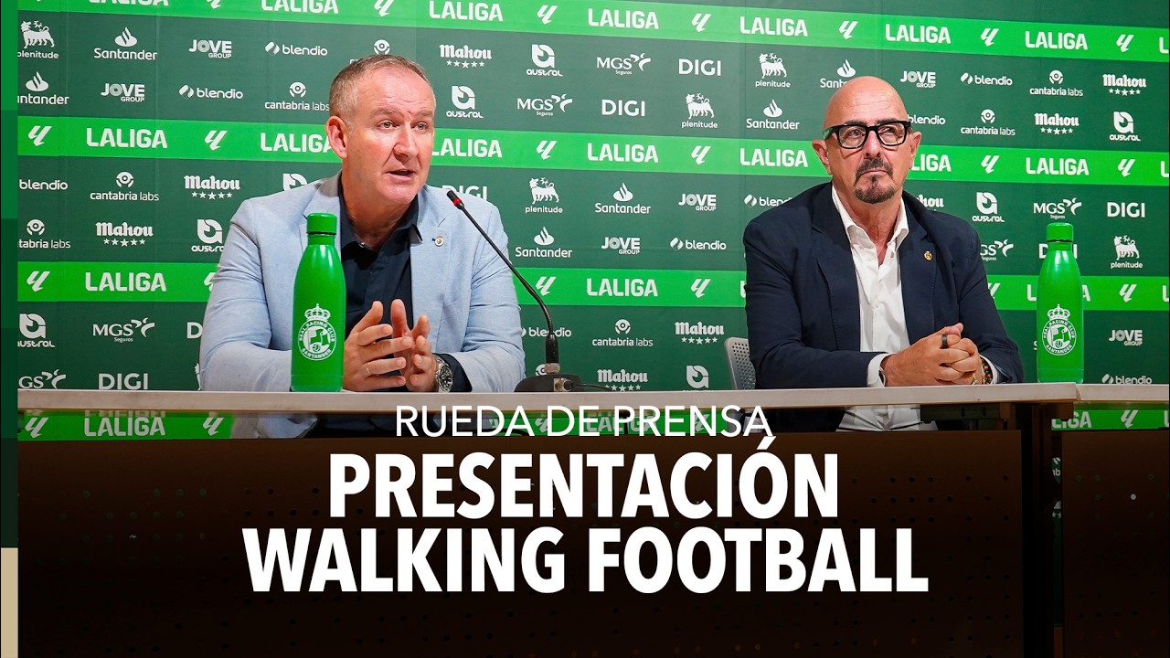 Presentación Walking Football | Fundación Real Racing Club